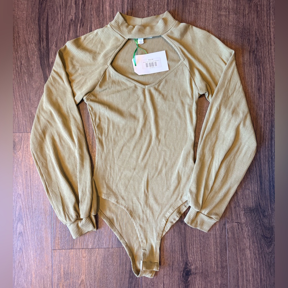 Peach Love California Gone for Tonight Bodysuit